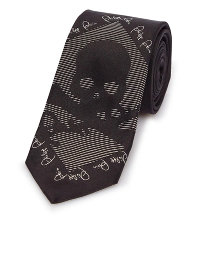 Shop Philipp Plein Tight Tie "skull Basic"