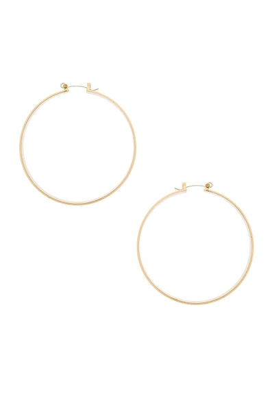 Shop 8 Other Reasons Robin Hoop Earrings In Metallic Gold