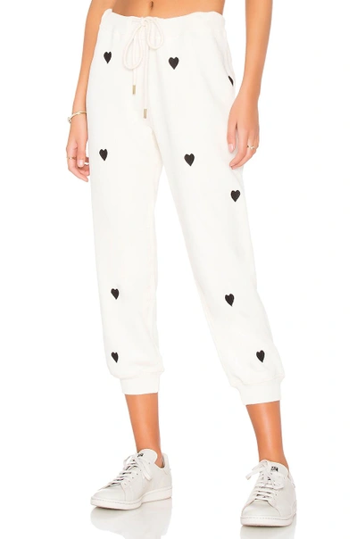 Shop The Great The Cropped Sweatpant In White