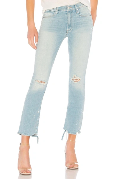 Shop Mother The Dutchie Ankle Jean In Blue