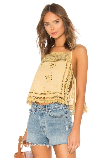 Shop Free People Garden Party Cami In Yellow