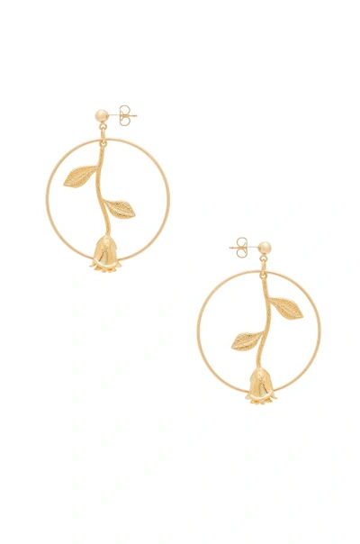 Shop Eight By Gjenmi Jewelry Rose Karma Earring In Gold