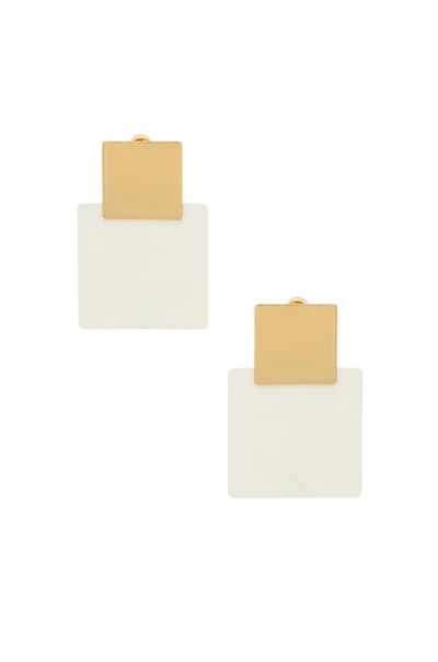 Shop Jenny Bird Viceroy Earrings In White