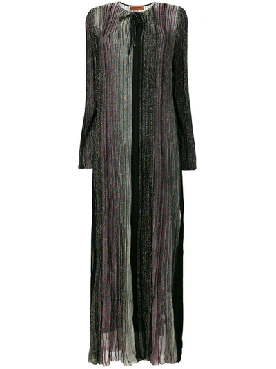 Shop Missoni Metallic Ribbed Long Dress