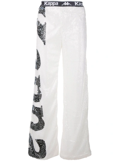 sequinned track pants