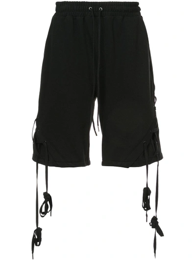 Shop D.gnak By Kang.d X-string Shorts In Black