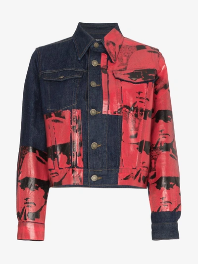 Calvin Klein X Andy Warhol Foundation Dennis Hopper Denim Jacket In Blue |  ModeSens