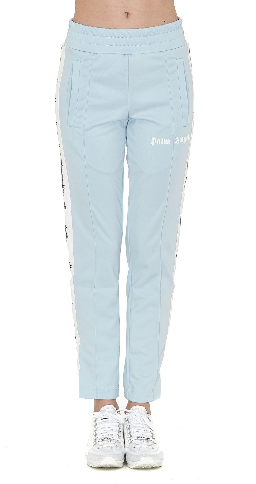 palm angels baby blue track pants