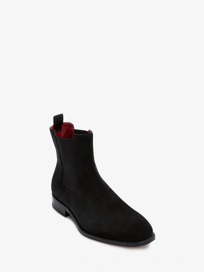 Shop Alexander Mcqueen Chelsea Boots Goodyear In Black