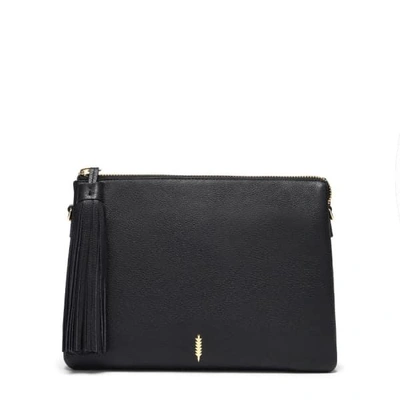 Shop Thacker New York Ladybird Chain Clutch In Black And Gold