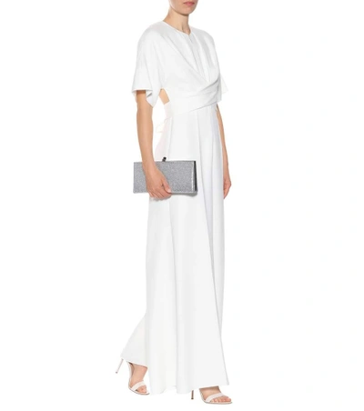 Shop Roksanda Tullus Bridal Silk-blend Jumpsuit In White