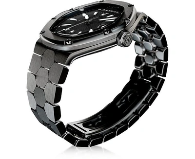 Shop Dietrich Designer Men's Watches Tc-1 Pvd Stainless Steel W/white Luminova And Black Dial In Noir