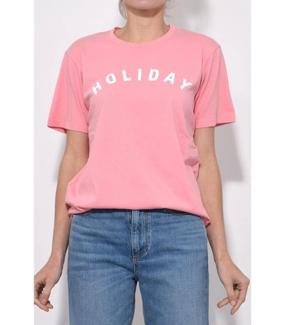 Shop Holiday Pink Logo Tshirt