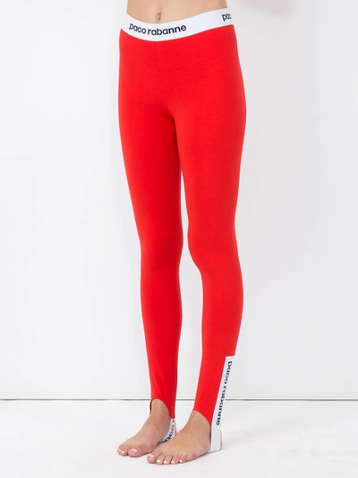 Shop Rabanne Stirrup Trousers