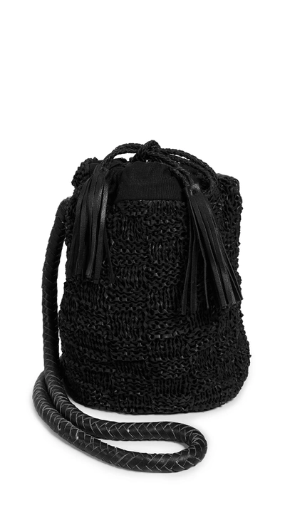 Shop Sophie Anderson Adia Small Bucket Bag In Black