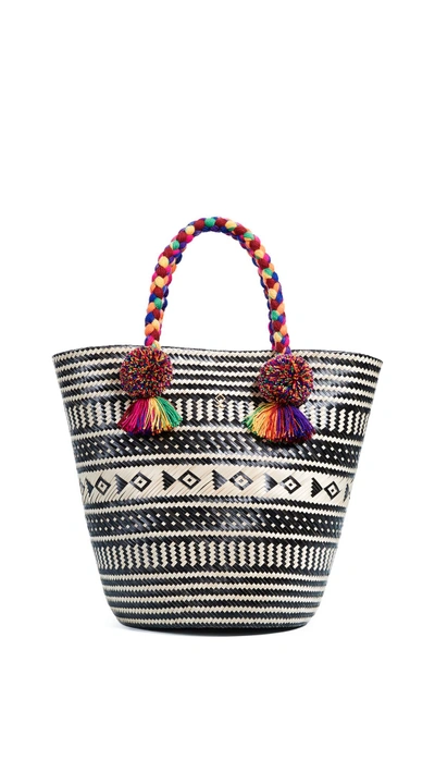 Shop Yosuzi Rosa Tote In Black Multi