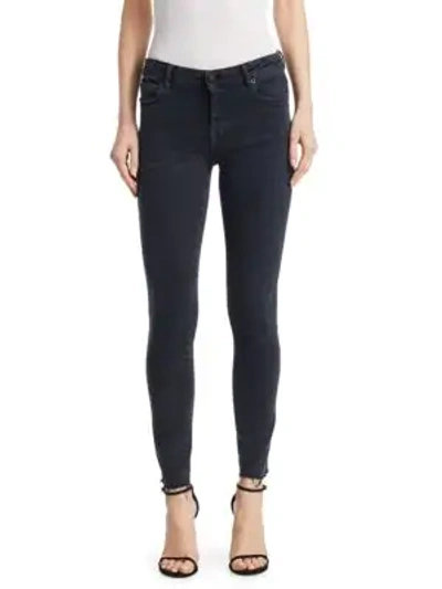 Shop Iro Surfer Ankle-zip Skinny Jeans In Black