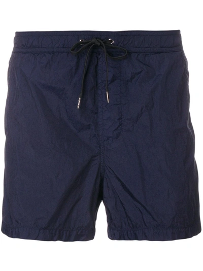 Shop Dondup Plain Swim Shorts - Blue