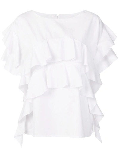 ruffle tiered blouse