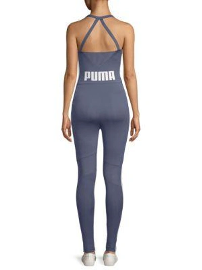 Shop Puma Archive T7 Jumpsuit In Blue