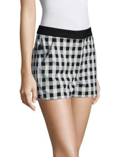 Shop Rag & Bone Carson Printed Shorts In Black-white