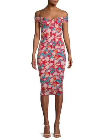 Shop Rachel Pally Sammie Bodycon Dress In Tropical Print