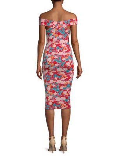 Shop Rachel Pally Sammie Bodycon Dress In Tropical Print