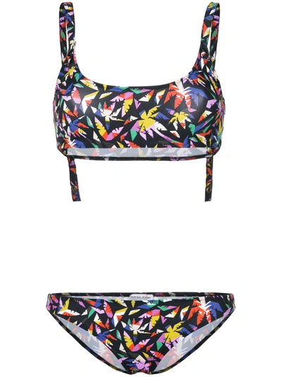 Shop Tomas Maier Futurism Palm Bikini - Multicolour