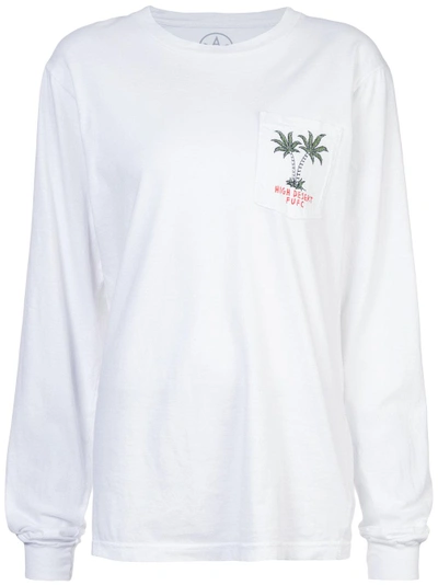 Shop Local Authority Long Sleeve Printed T-shirt - White