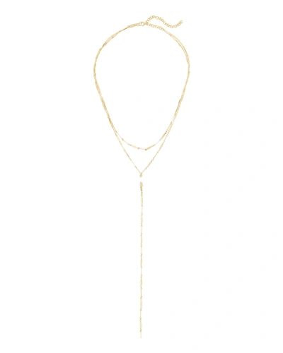 Shop Argento Vivo Mirror Bar Layered Lariat Necklace In Gold