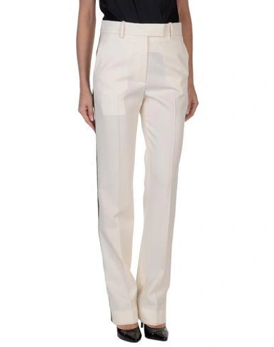 Shop Calvin Klein 205w39nyc Casual Pants In Ivory