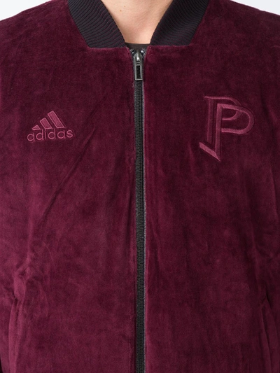 Adidas Originals Adidas X Paul Pogba Reversible Bomber Jacket In Burgundy  Grey | ModeSens