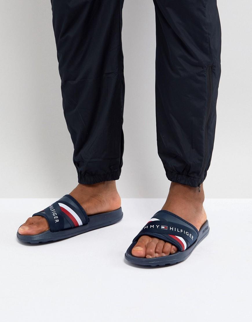 tommy hilfiger splash slides