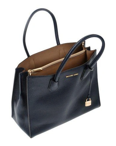 Shop Michael Michael Kors Handbags In Dark Blue