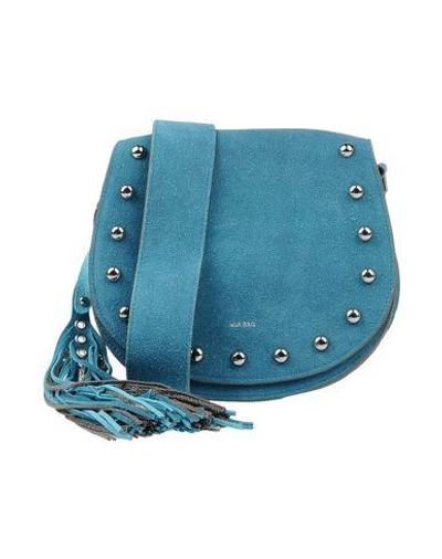 Shop Mia Bag Shoulder Bag In Azure