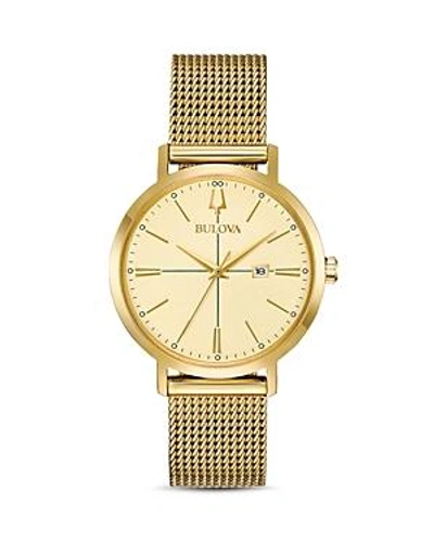 Shop Bulova Aerojet Watch, 35mm In Gold