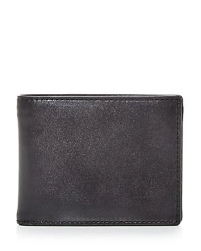 Shop John Varvatos Leather Bi-fold Wallet In Black