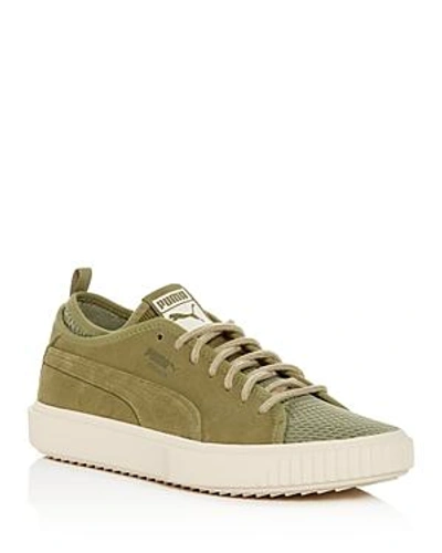 Puma Men's Breaker Mesh Casual Sneakers From Finish Line In Green | ModeSens