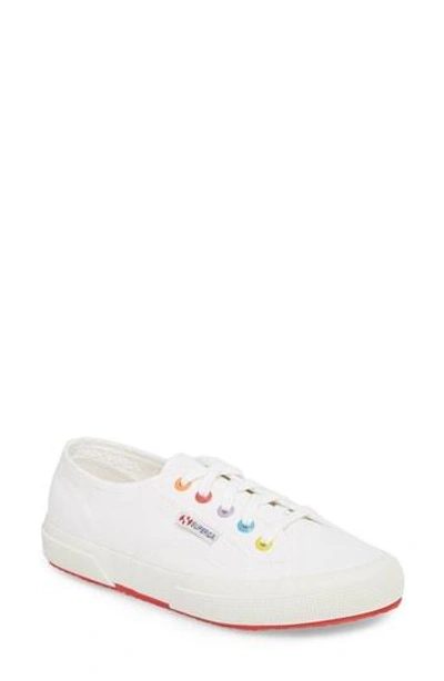 Shop Superga 2750 Rainbow Sneaker In White
