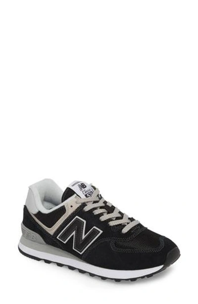 Shop New Balance '574' Sneaker In Onyx