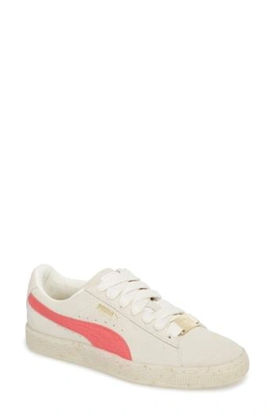 Shop Puma 'suede Classic' Sneaker In Marshmallow/ Paradise Pink