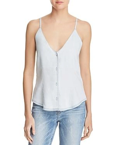 Shop Dl 1961 Thompson St Chambray Slip Tank In Bleach