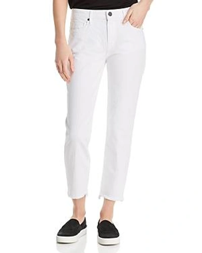 Shop Parker Smith Cropped Straight-leg Jeans In Blanc