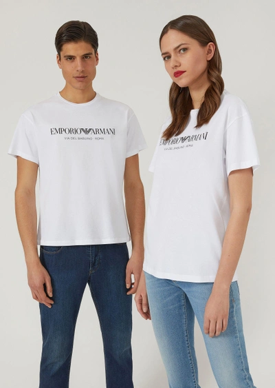 Emporio Armani T-shirts - Item 12184560 In White | ModeSens