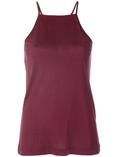 Shop Joseph Plain Tank Top - Red