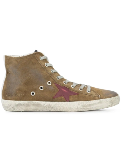 Shop Golden Goose Francy Hi-top Sneakers