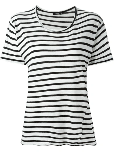 Shop Bassike Striped T-shirt