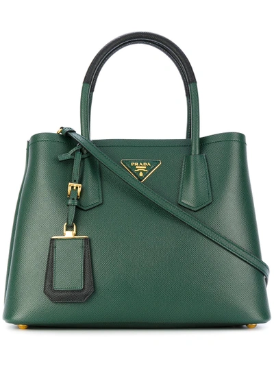 Shop Prada Small Double Tote