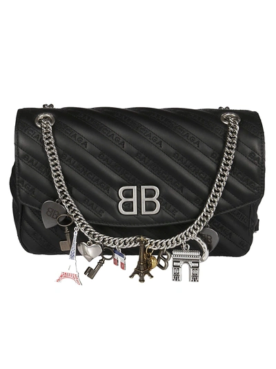Balenciaga Paris Keychain Shoulder Bag In |