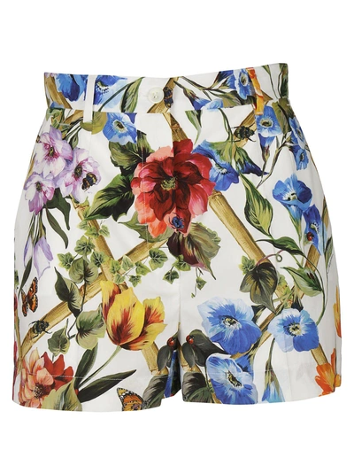 Shop Dolce & Gabbana Classic Floral Shorts In Multicolour